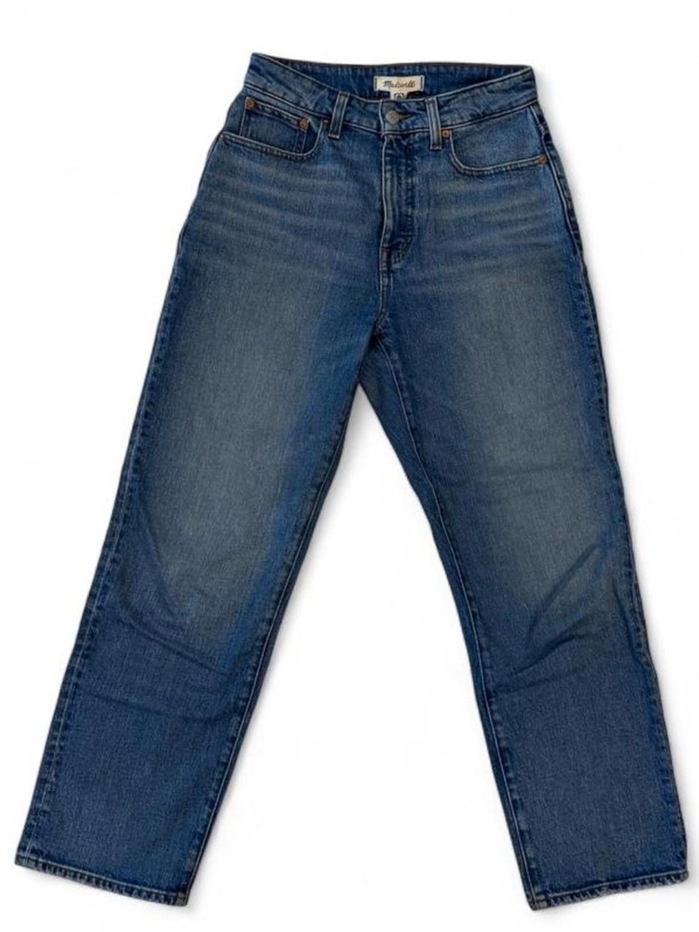 Madewell Curvy 90s Straight Crop Jeans